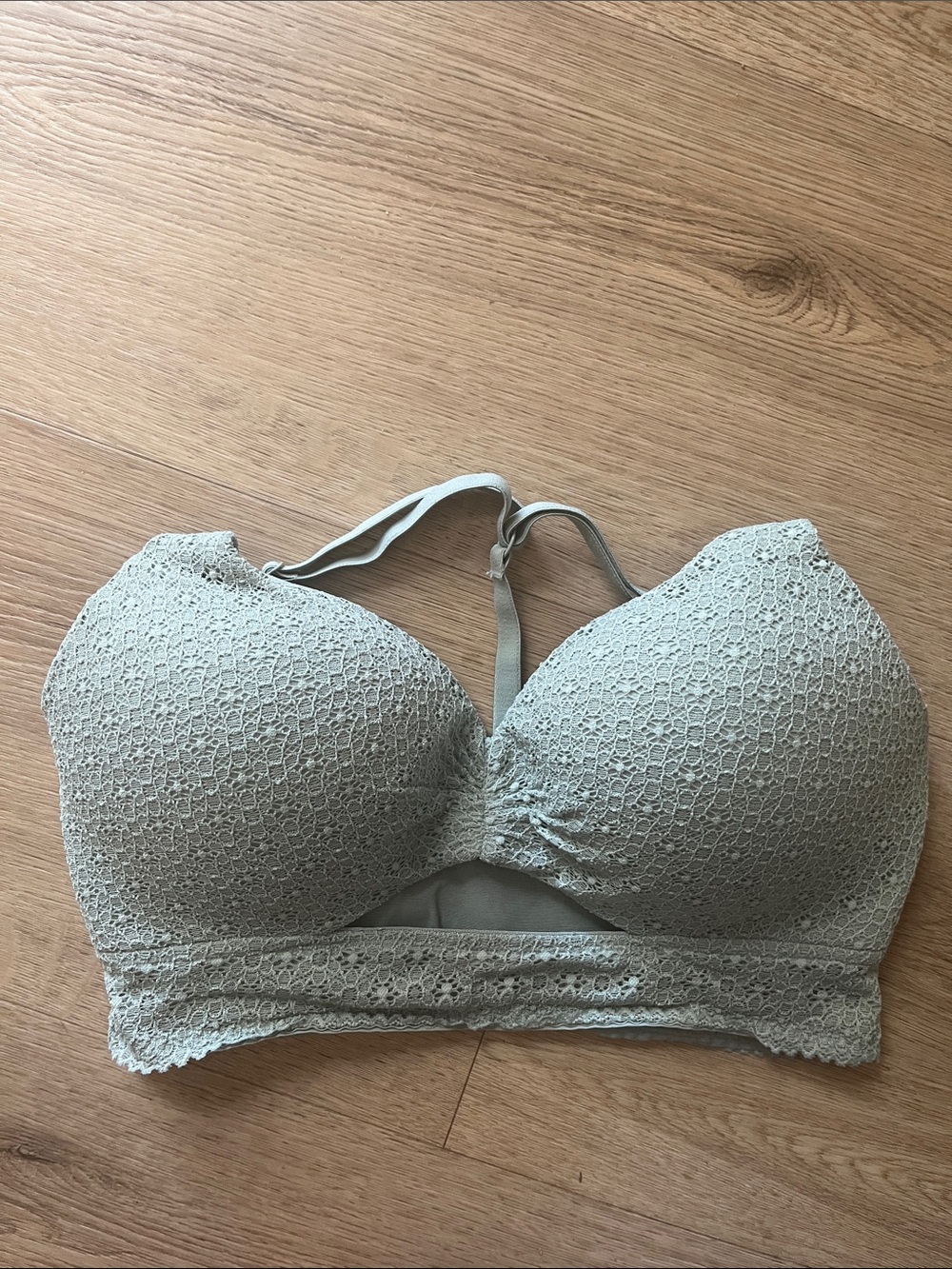 Victoria's Secret Lace Bralette in Sage Green